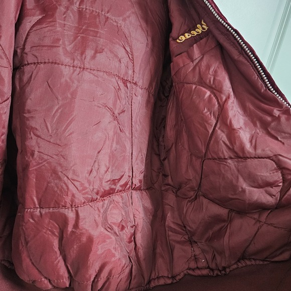 Vintage 80s Sukajan Far East Tour Okinawa Japan Bomber Jacket Dragon Small EUC - Picture 4 of 15